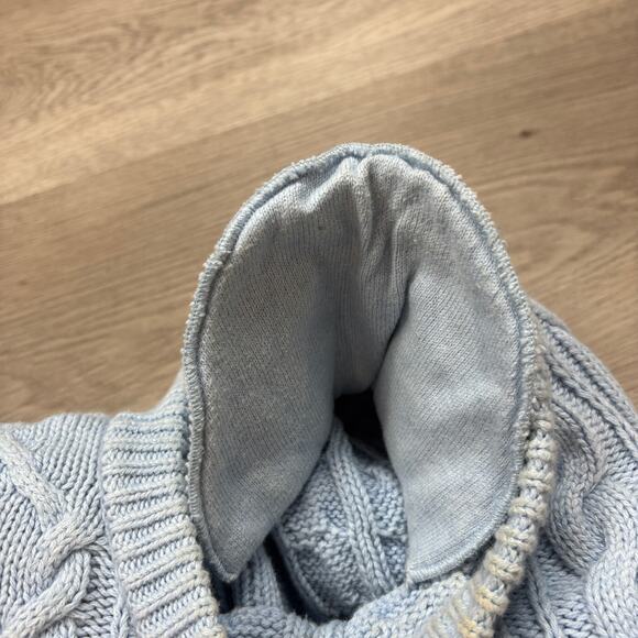 Re/Done Cable Knit Crop Cashmere Sweater Women's Small Minimalist - Picture 10 of 11